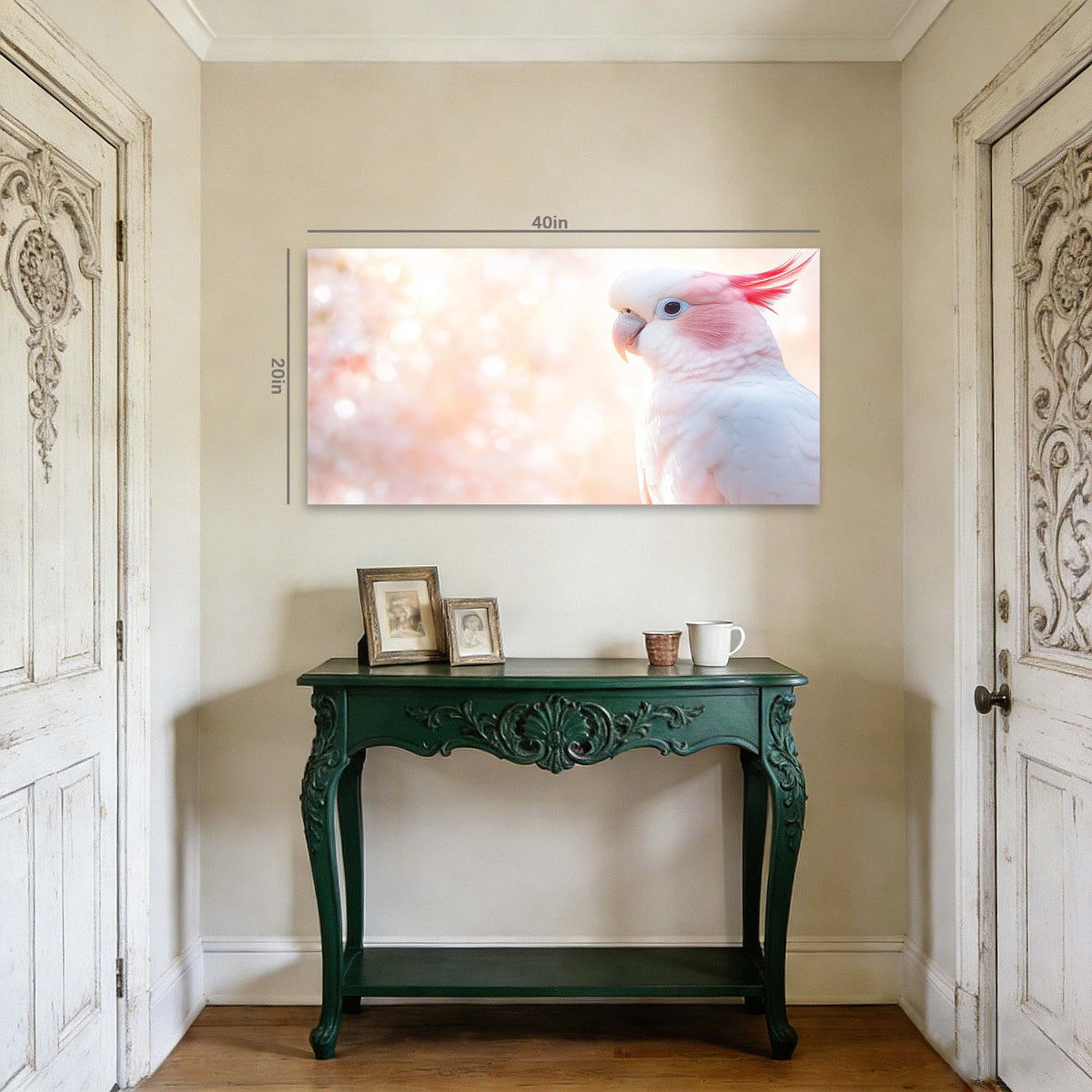 White Pretty Birds Wall Art Canvas Painting Prints Artwor Office Bedroom Living Room Decor