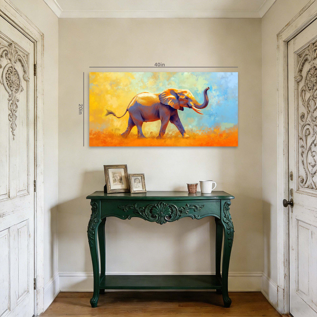 Yellow Wildlife Animals Wall Art Modern Canvas Painting Prints Artwork Office Hallway Bedroom Living Room Decor