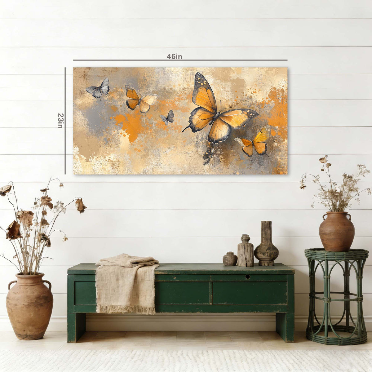 Orange Abstract Animals Wall Art for Living Room Canvas Painting Prints Artwork Family Bedroom Office Decor