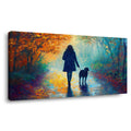 Navy Blue Fantasy Nature Wall Art for Living Room Canvas Painting Prints Artwork Family Bedroom Office Decor