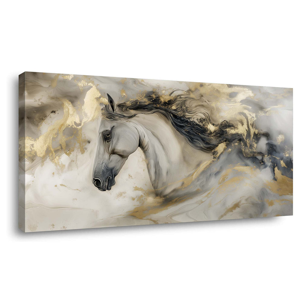 White Abstract Abstract Wall Art for Living Room Canvas Painting Prints Artwork Family Bedroom Office Decor