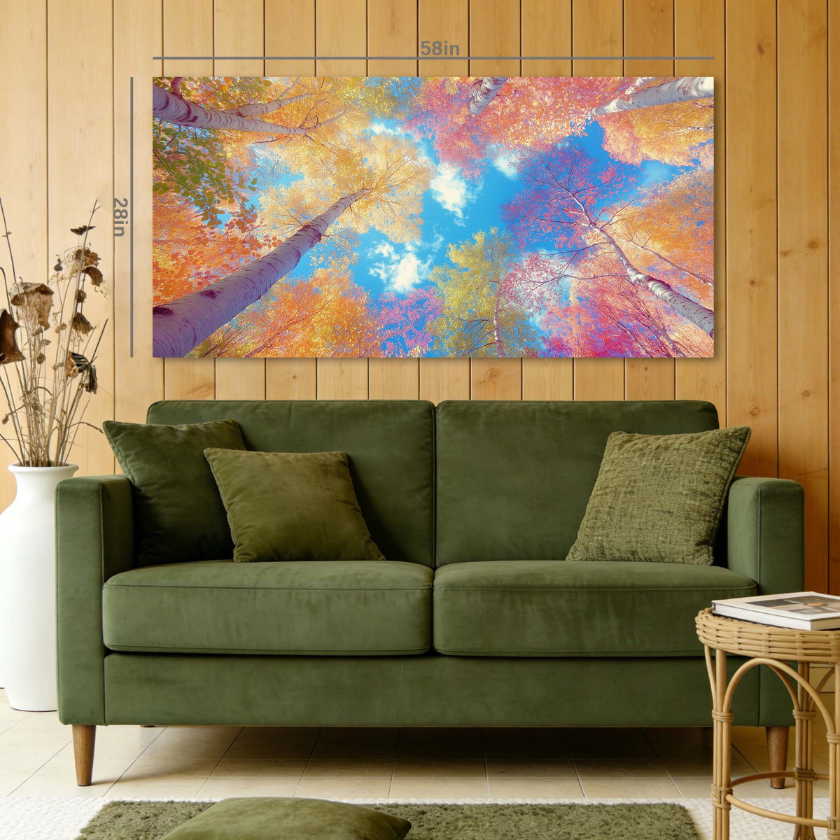 Gold Nature Wall Art Paintings Print Canvas Painting Prints Modern Artwork Office Living Room Over the Couch Bedroom Decor