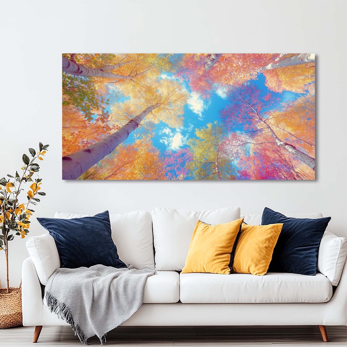 Gold Nature Wall Art Paintings Print Canvas Painting Prints Modern Artwork Office Living Room Over the Couch Bedroom Decor