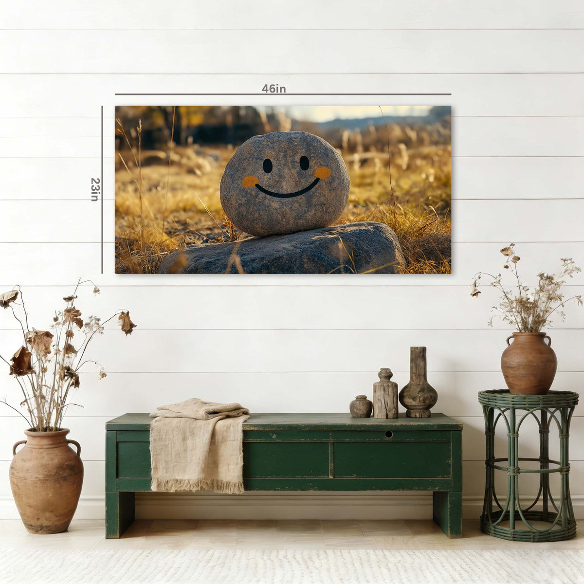 Red Rustic Funny Wall Art Art Deco Painting Prints Canvas Artwork Living Room Family Bedroom Office Decor