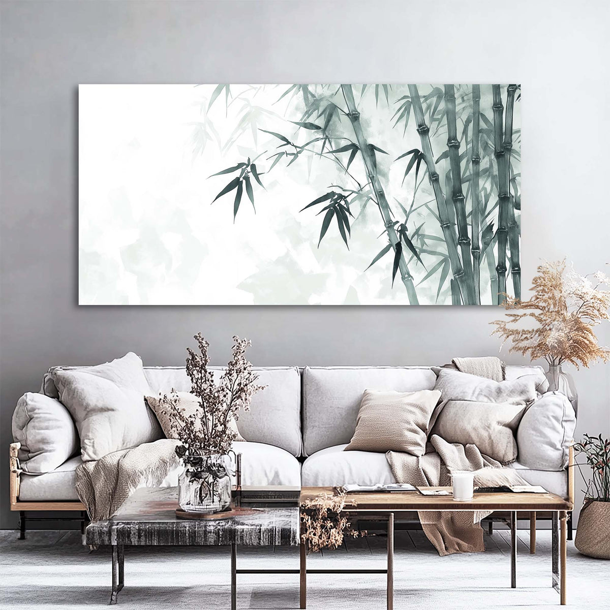 Navy Blue Asian Nature Wall Art Art Deco Painting Prints Canvas Artwork Living Room Family Bedroom Office Decor