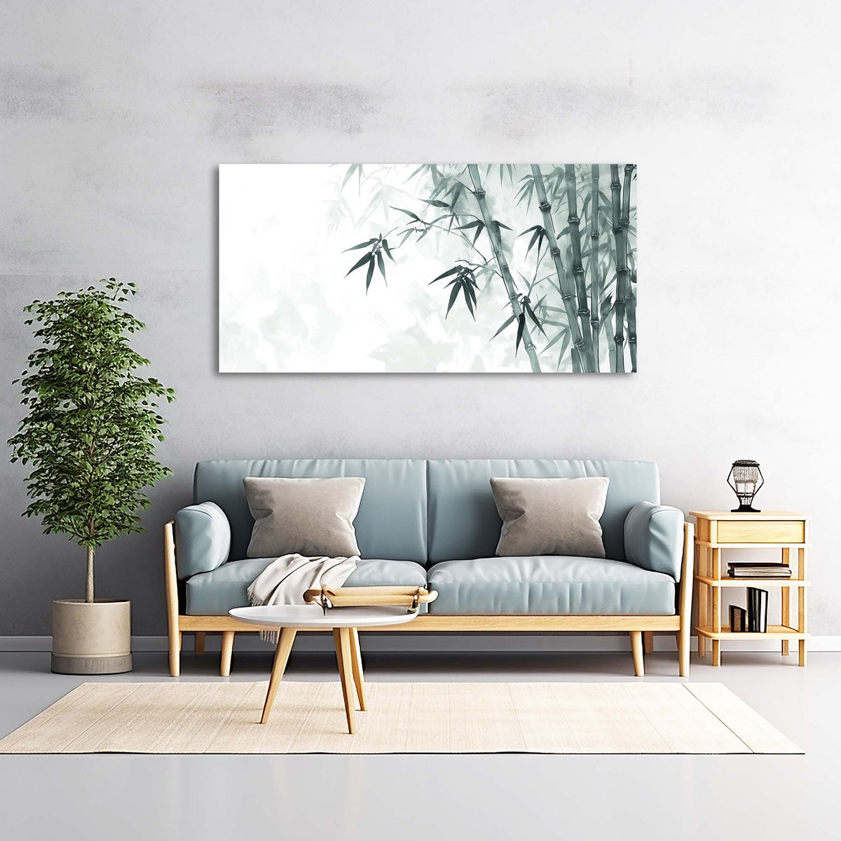 Navy Blue Asian Nature Wall Art Art Deco Painting Prints Canvas Artwork Living Room Family Bedroom Office Decor