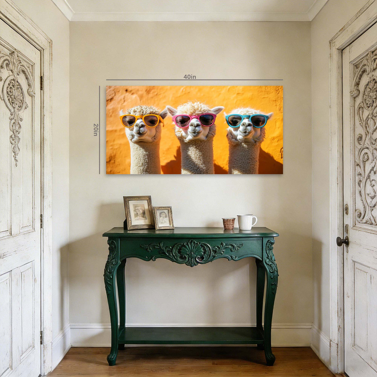 Pink Wildlife Animals Wall Art Canvas Painting Prints Artwor Office Bedroom Living Room Decor