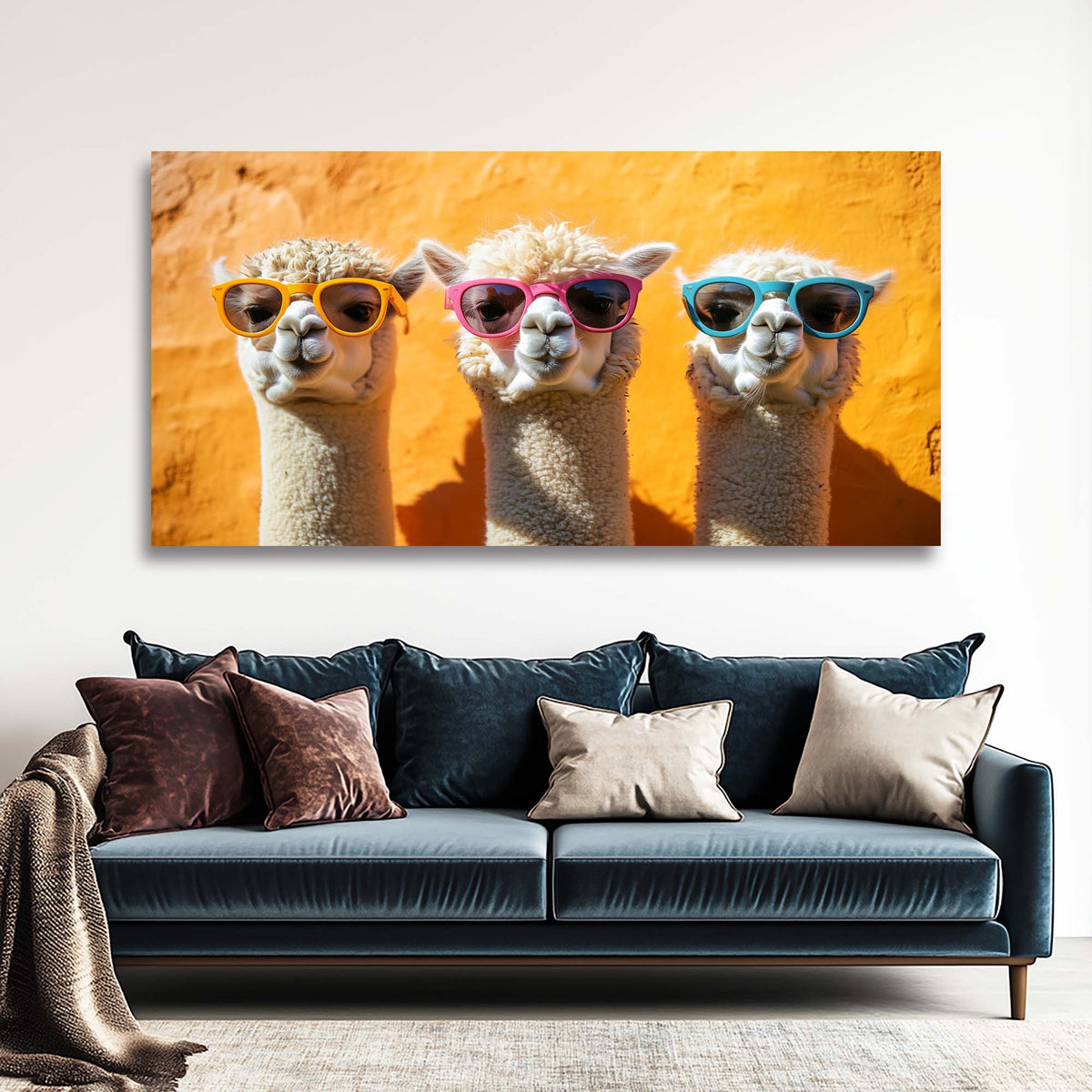 Pink Wildlife Animals Wall Art Canvas Painting Prints Artwor Office Bedroom Living Room Decor