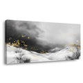 Navy Blue Black and White Nature Wall Art Modern Canvas Painting Prints Artwork Office Hallway Bedroom Living Room Decor