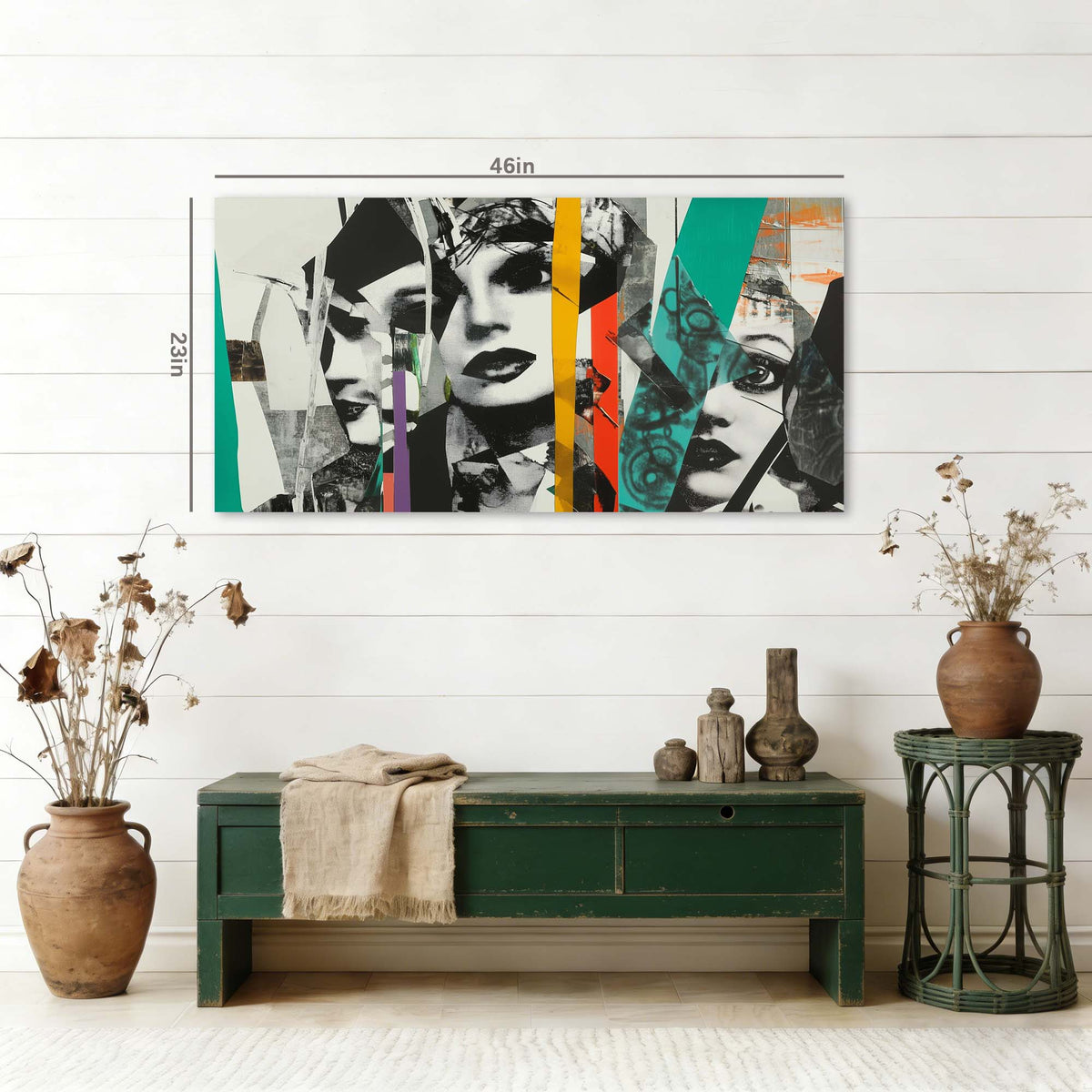 Navy Blue Abstract Abstract Wall Art Art Deco Painting Prints Canvas Artwork Living Room Family Bedroom Office Decor