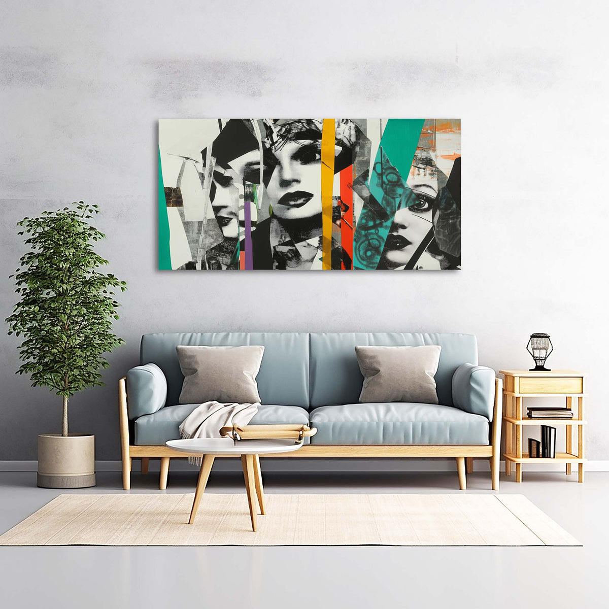 Navy Blue Abstract Abstract Wall Art Art Deco Painting Prints Canvas Artwork Living Room Family Bedroom Office Decor
