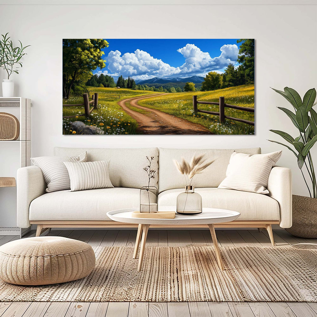 White Nature Wall Art Paintings Print Canvas Painting Prints Modern Artwork Office Living Room Over the Couch Bedroom Decor