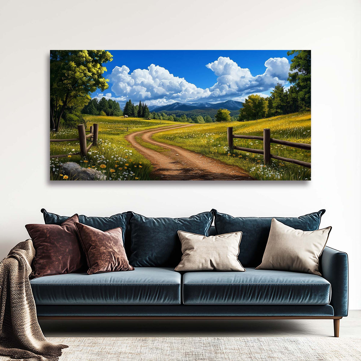 White Nature Wall Art Paintings Print Canvas Painting Prints Modern Artwork Office Living Room Over the Couch Bedroom Decor