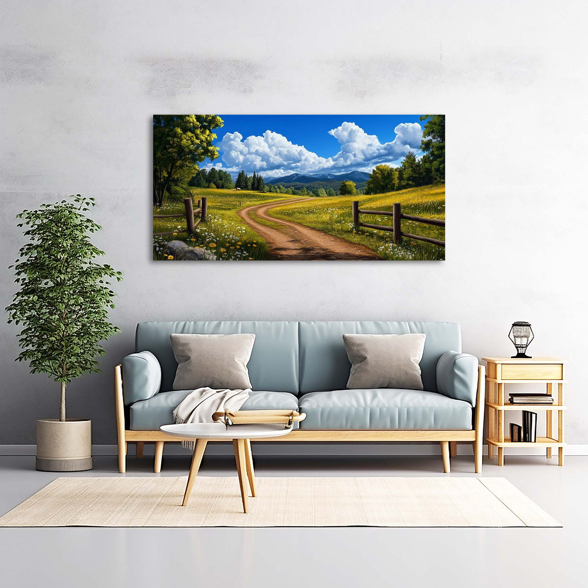 White Nature Wall Art Paintings Print Canvas Painting Prints Modern Artwork Office Living Room Over the Couch Bedroom Decor