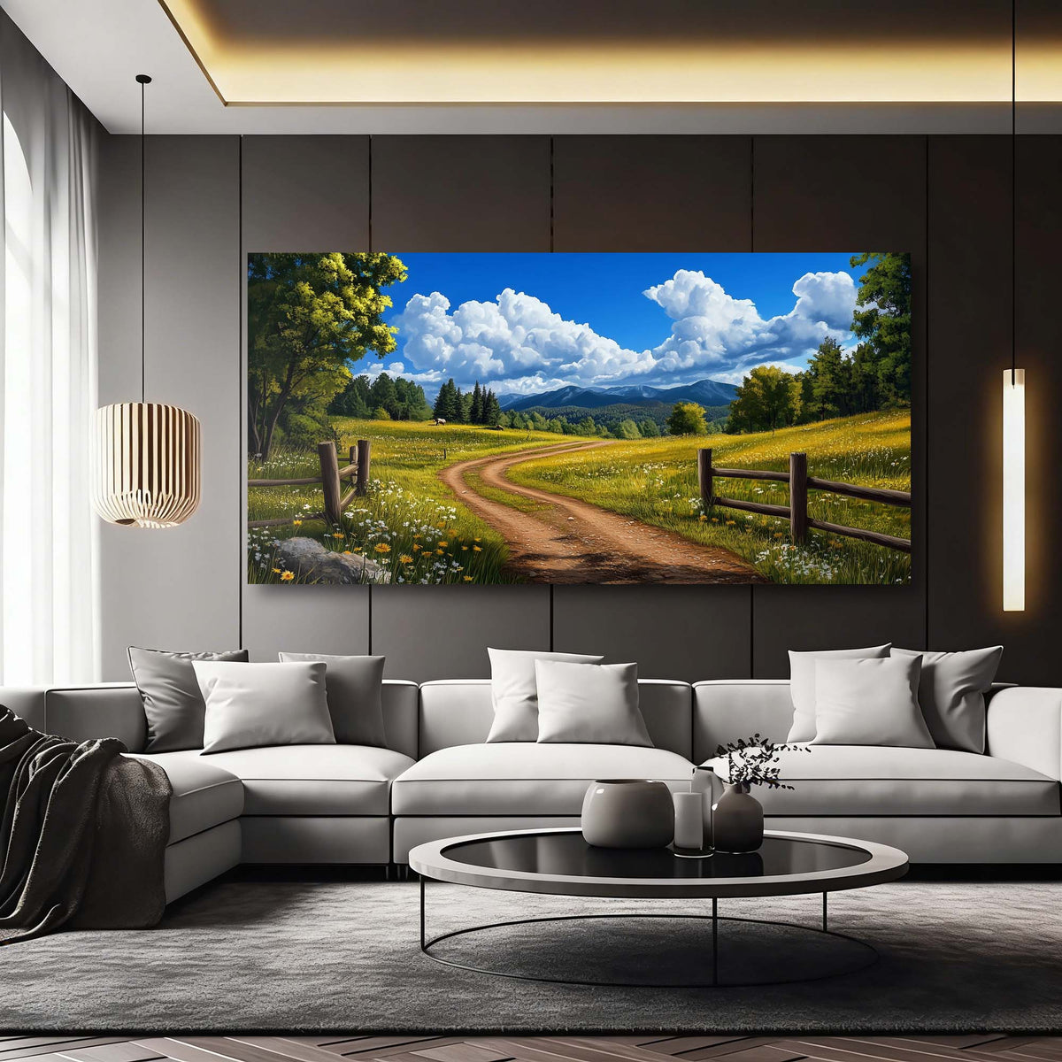 White Nature Wall Art Paintings Print Canvas Painting Prints Modern Artwork Office Living Room Over the Couch Bedroom Decor