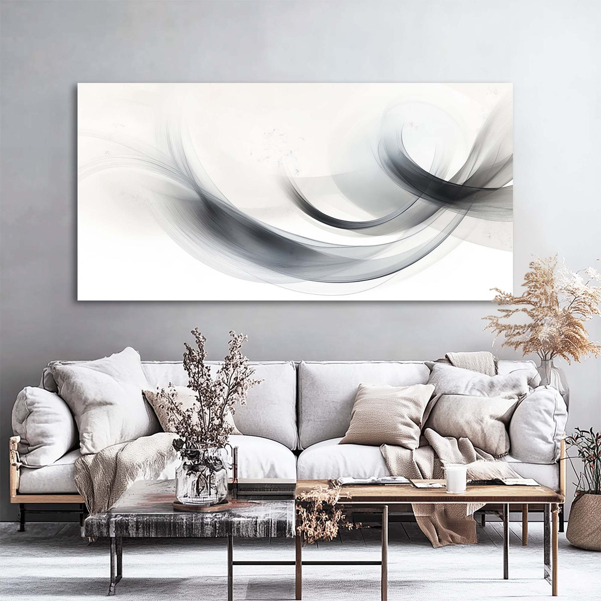 Navy Blue Abstract Wall Art Paintings Print Canvas Painting Prints Modern Artwork Office Living Room Over the Couch Bedroom Decor