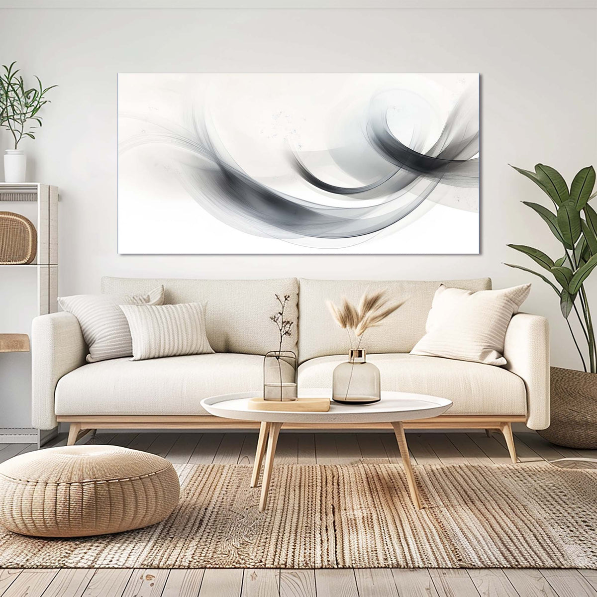 Navy Blue Abstract Wall Art Paintings Print Canvas Painting Prints Modern Artwork Office Living Room Over the Couch Bedroom Decor