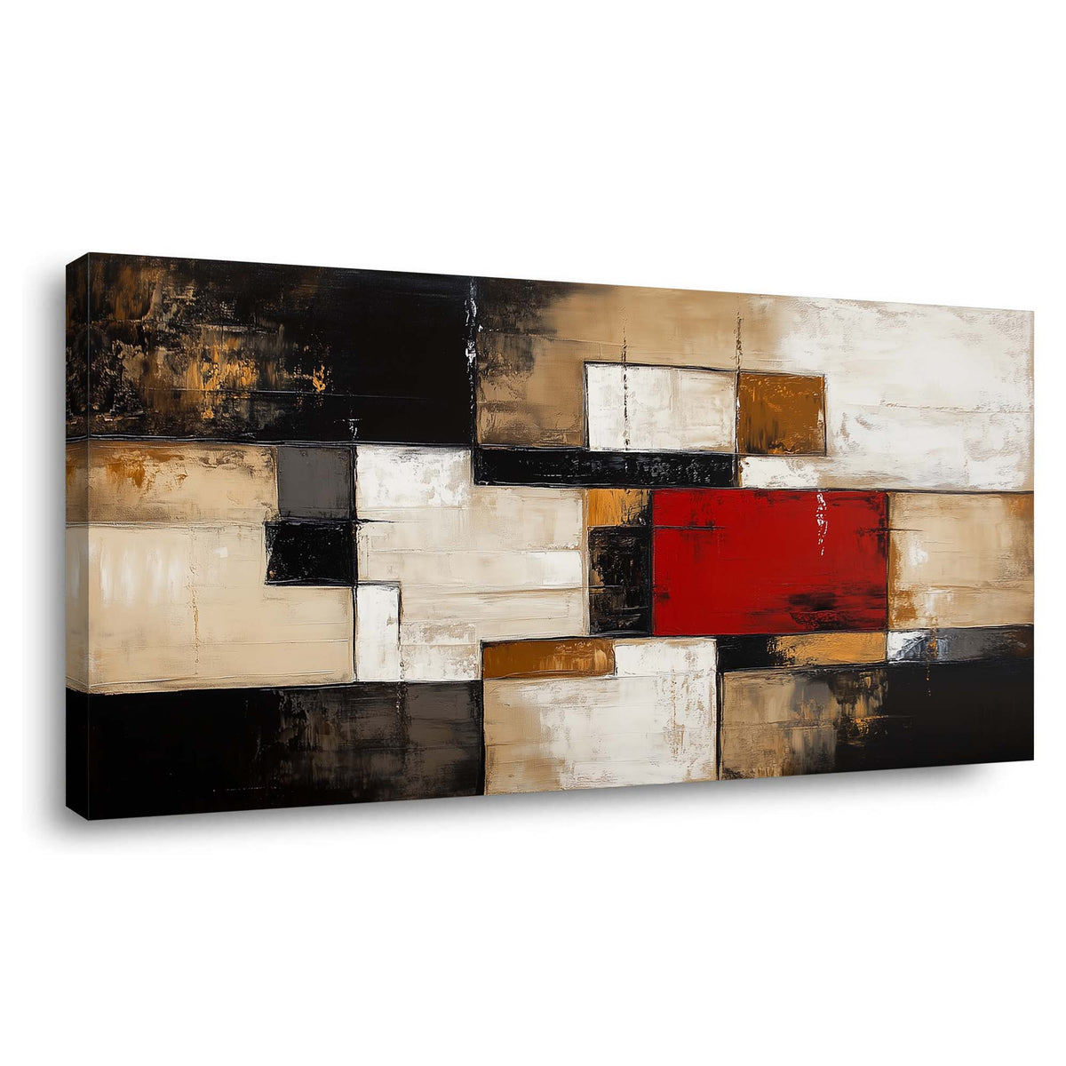 White Abstract Abstract Wall Art Art Deco Painting Prints Canvas Artwork Living Room Family Bedroom Office Decor
