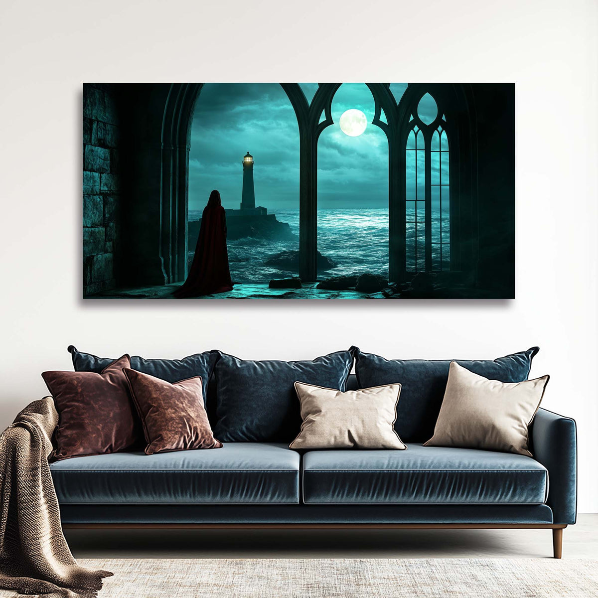 Red Fairytale Wall Art for Living Room Canvas Painting Prints Art Deco Artwork Office Bedroom Decor