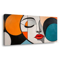 Blue Abstract Wall Art for Living Room Canvas Painting Prints Art Deco Artwork Office Bedroom Decor