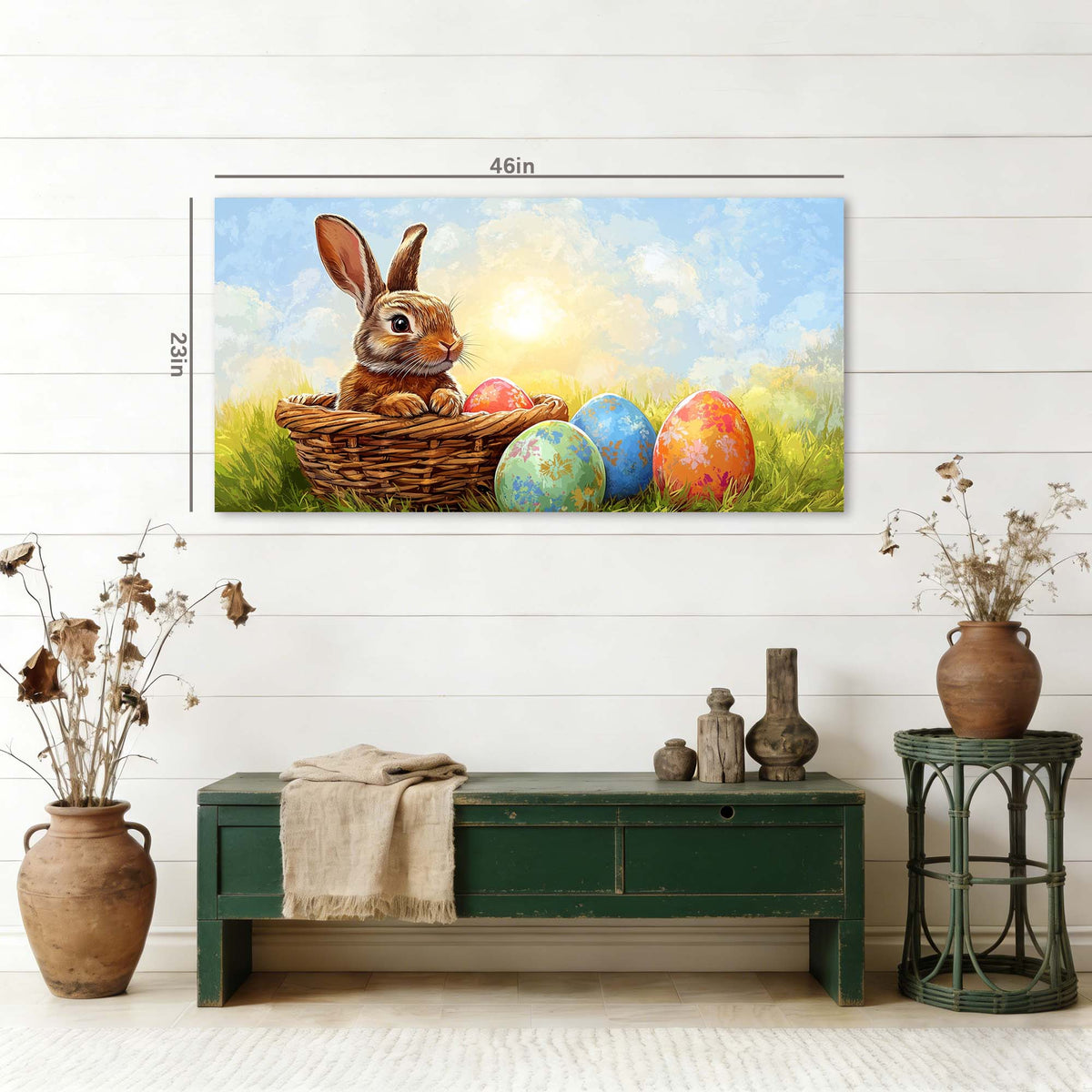 Blue Pretty Animals Wall Art Canvas Painting Prints Artwor Office Bedroom Living Room Decor