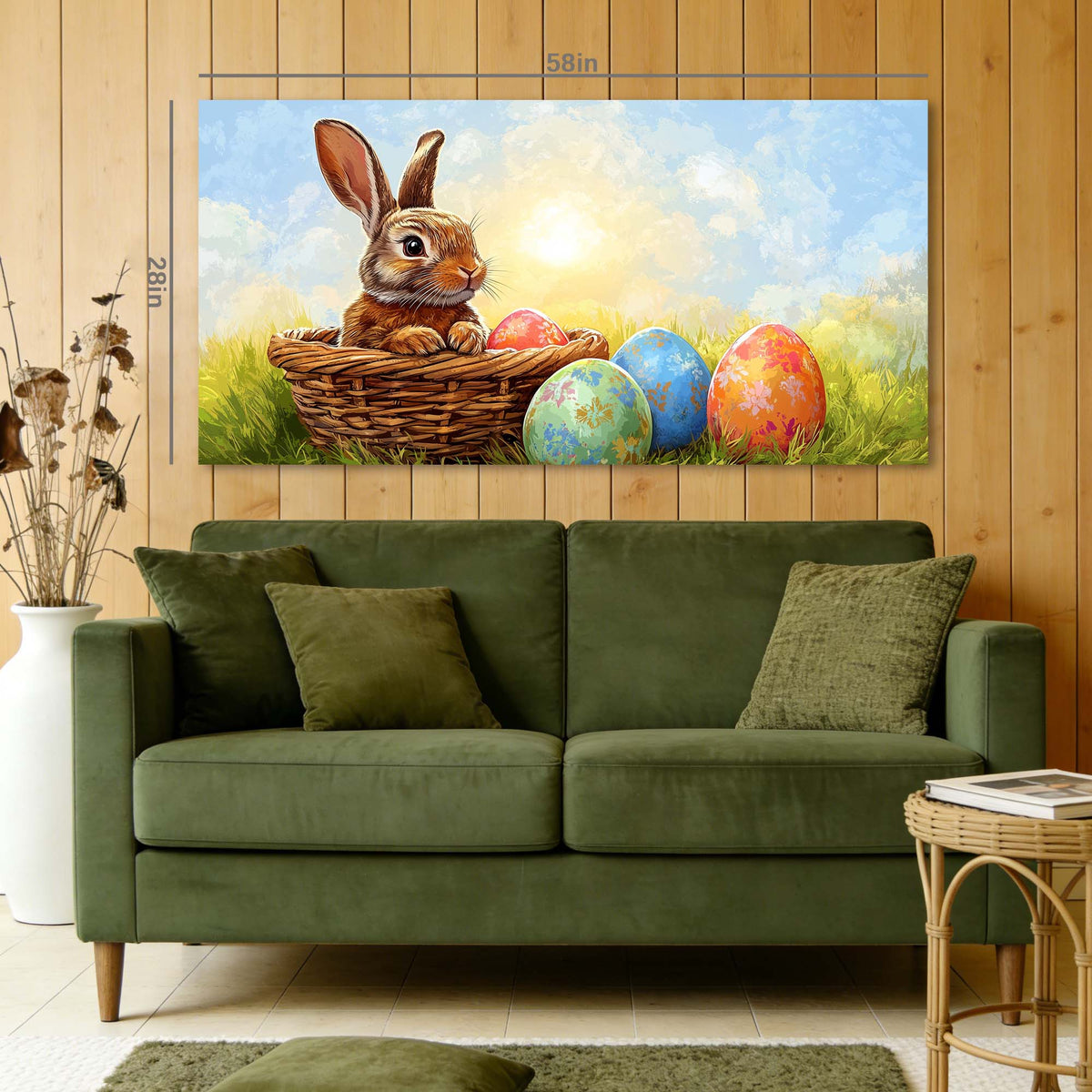 Blue Pretty Animals Wall Art Canvas Painting Prints Artwor Office Bedroom Living Room Decor