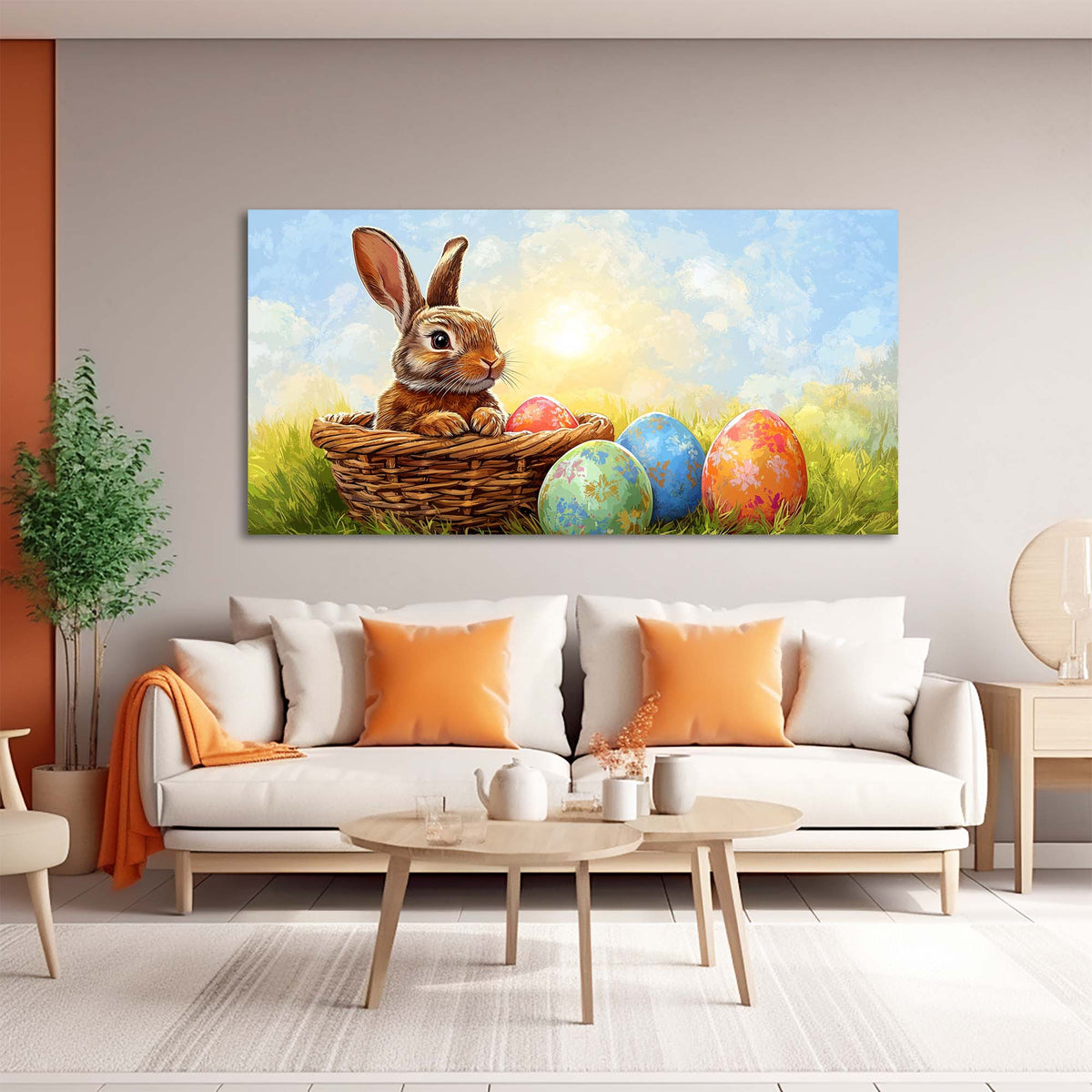 Blue Pretty Animals Wall Art Canvas Painting Prints Artwor Office Bedroom Living Room Decor