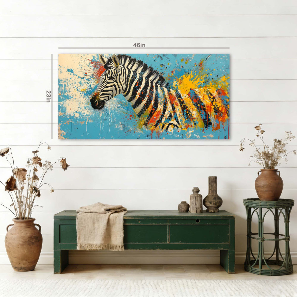 Blue Abstract Abstract Wall Art Canvas Painting Prints Artwor Office Bedroom Living Room Decor