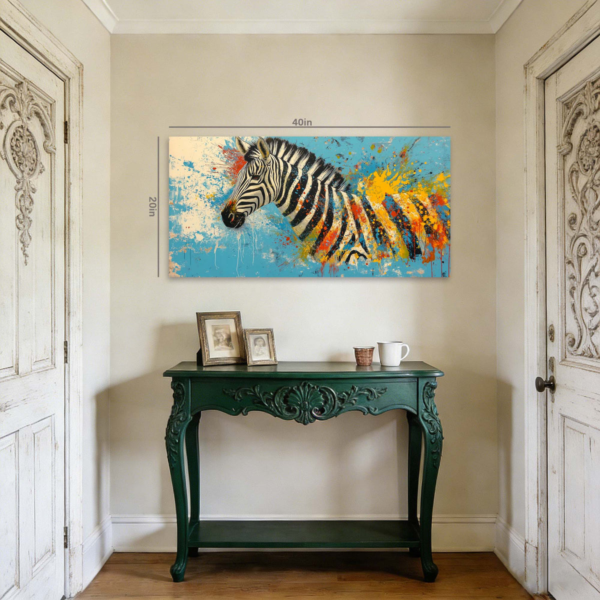 Blue Abstract Abstract Wall Art Canvas Painting Prints Artwor Office Bedroom Living Room Decor