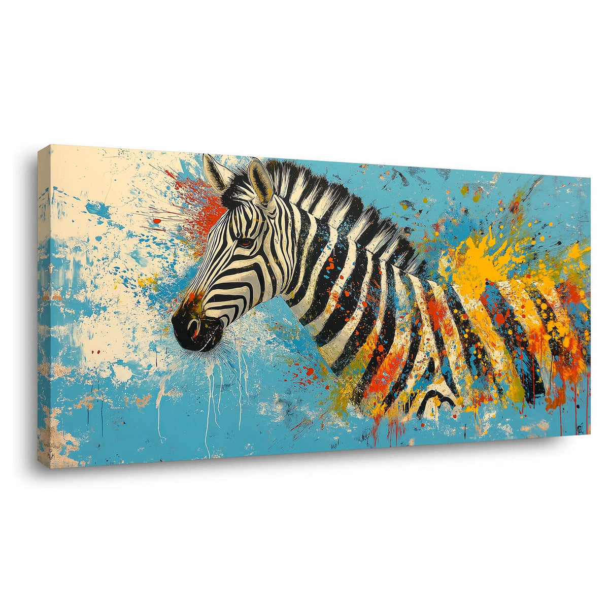 Blue Abstract Abstract Wall Art Canvas Painting Prints Artwor Office Bedroom Living Room Decor