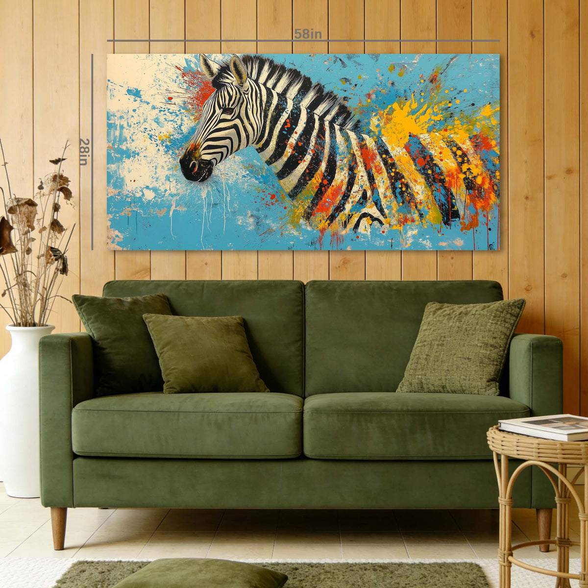 Blue Abstract Abstract Wall Art Canvas Painting Prints Artwor Office Bedroom Living Room Decor