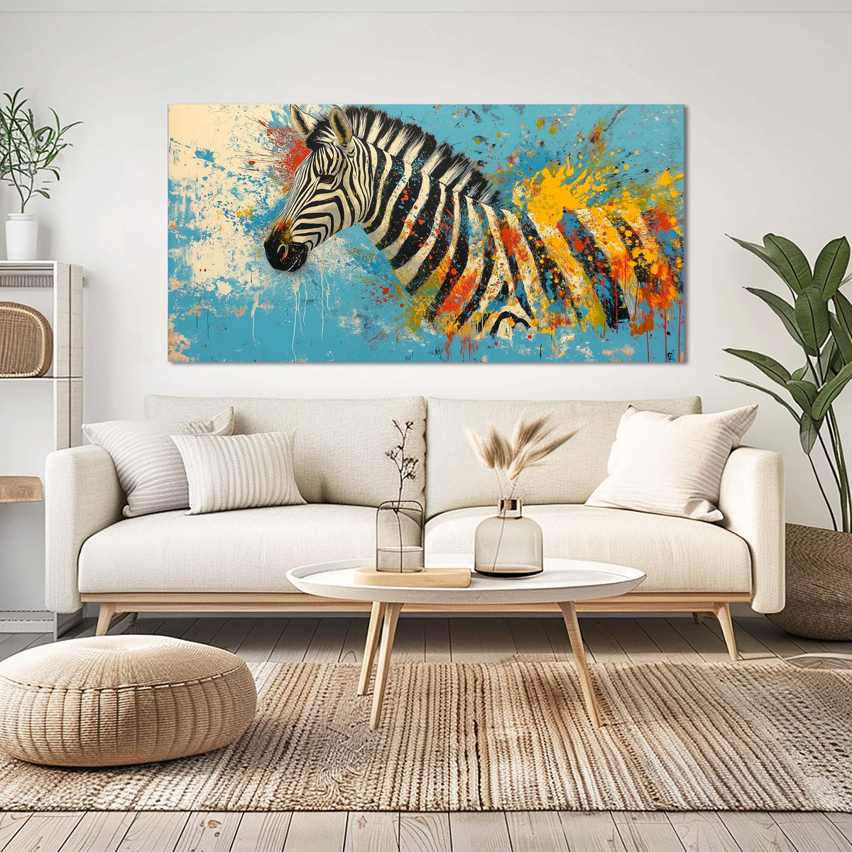 Blue Abstract Abstract Wall Art Canvas Painting Prints Artwor Office Bedroom Living Room Decor