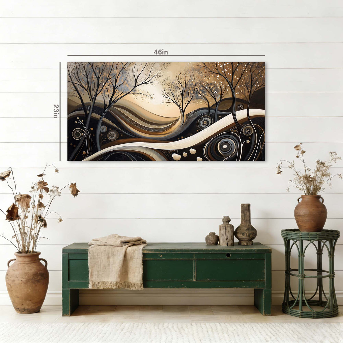 Navy Blue Abstract Abstract Canvas Wall Art for Living Room Prints Artwork Bedroom Office Decor