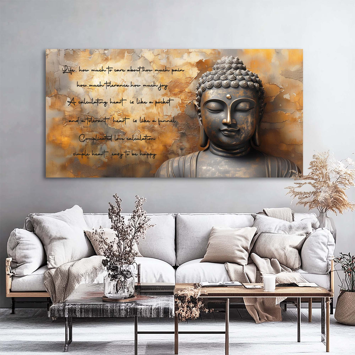 Red Zen Religious Canvas Wall Art for Living Room Prints Artwork Bedroom Office Decor