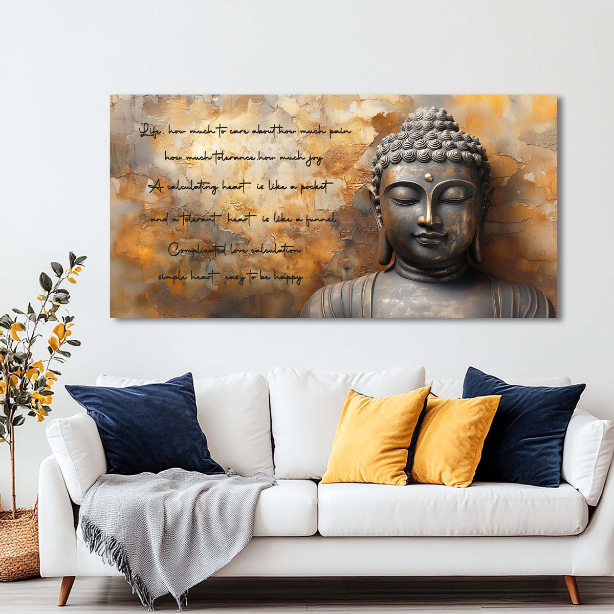 Red Zen Religious Canvas Wall Art for Living Room Prints Artwork Bedroom Office Decor