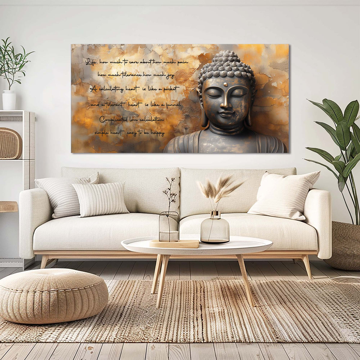 Red Zen Religious Canvas Wall Art for Living Room Prints Artwork Bedroom Office Decor