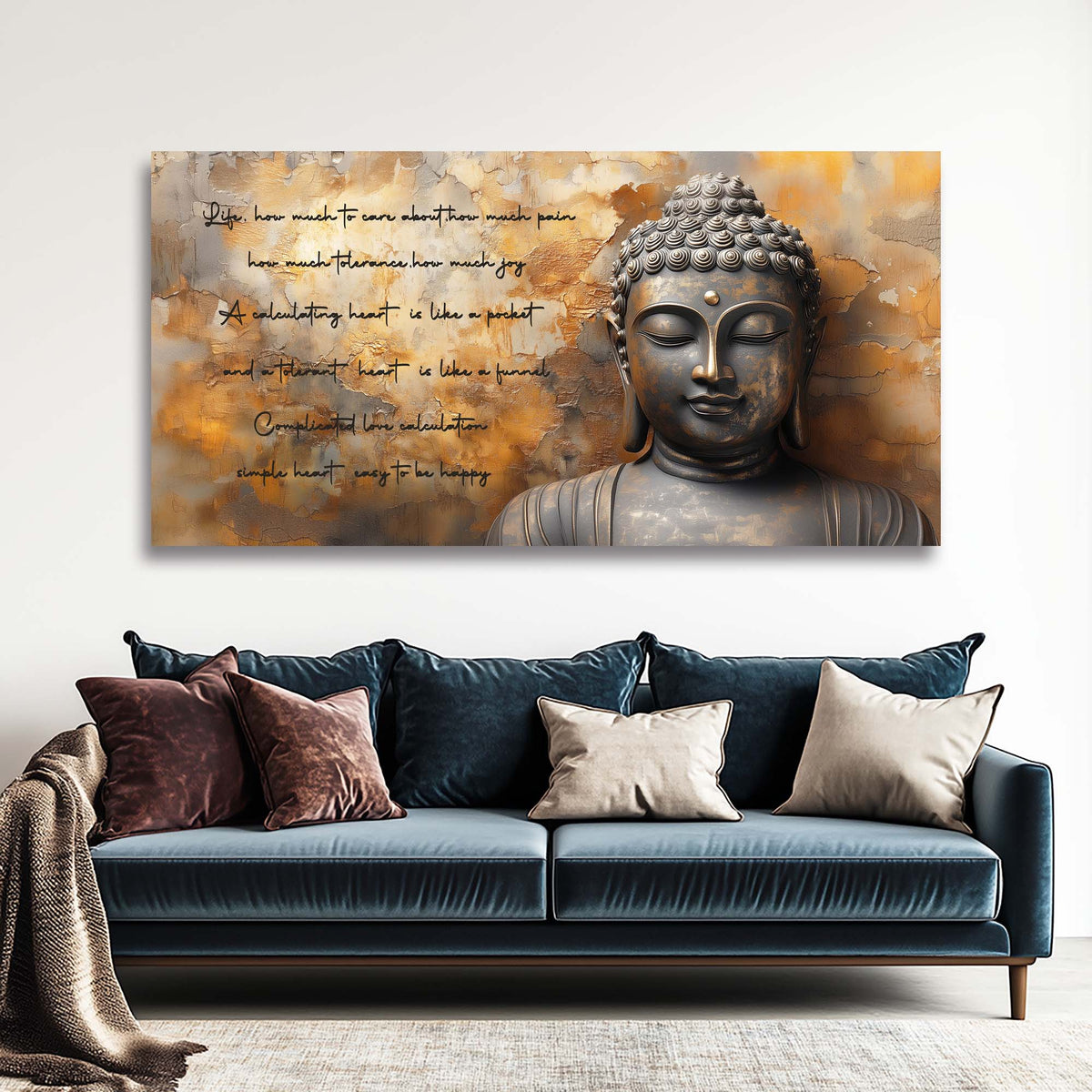 Red Zen Religious Canvas Wall Art for Living Room Prints Artwork Bedroom Office Decor