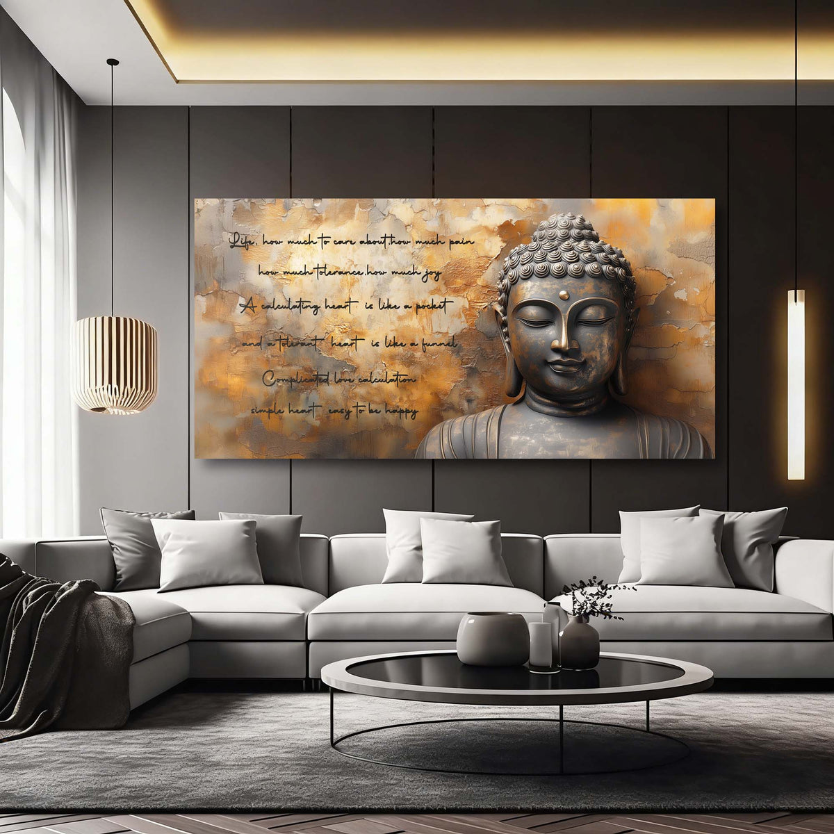Red Zen Religious Canvas Wall Art for Living Room Prints Artwork Bedroom Office Decor