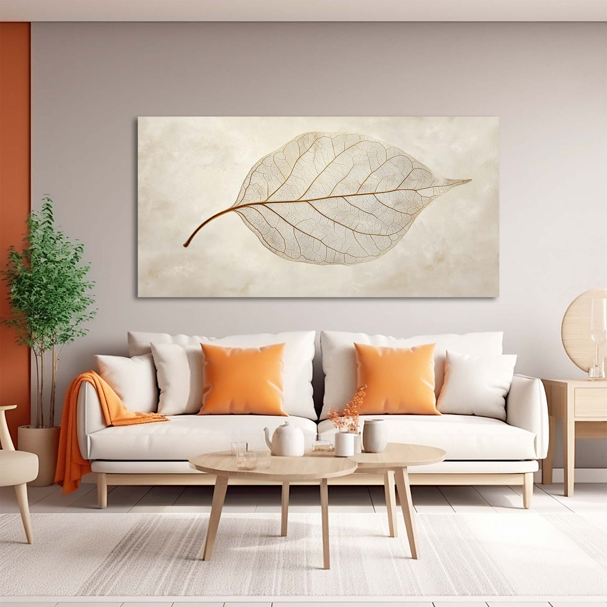 Beige Nature Wall Art for Living Room Canvas Painting Prints Art Deco Artwork Office Bedroom Decor