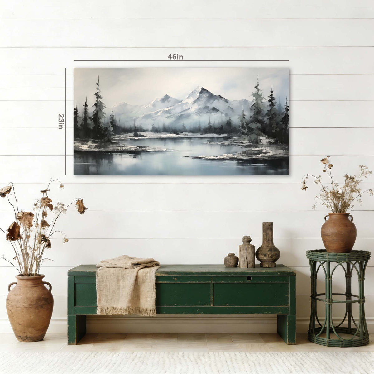 Red Nature Wall Art for Living Room Canvas Painting Prints Art Deco Artwork Office Bedroom Decor