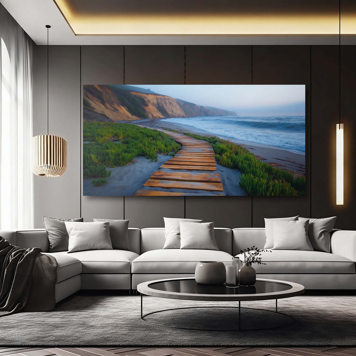 Khaki Nature Wall Art Paintings Print Canvas Painting Prints Modern Artwork Office Living Room Over the Couch Bedroom Decor