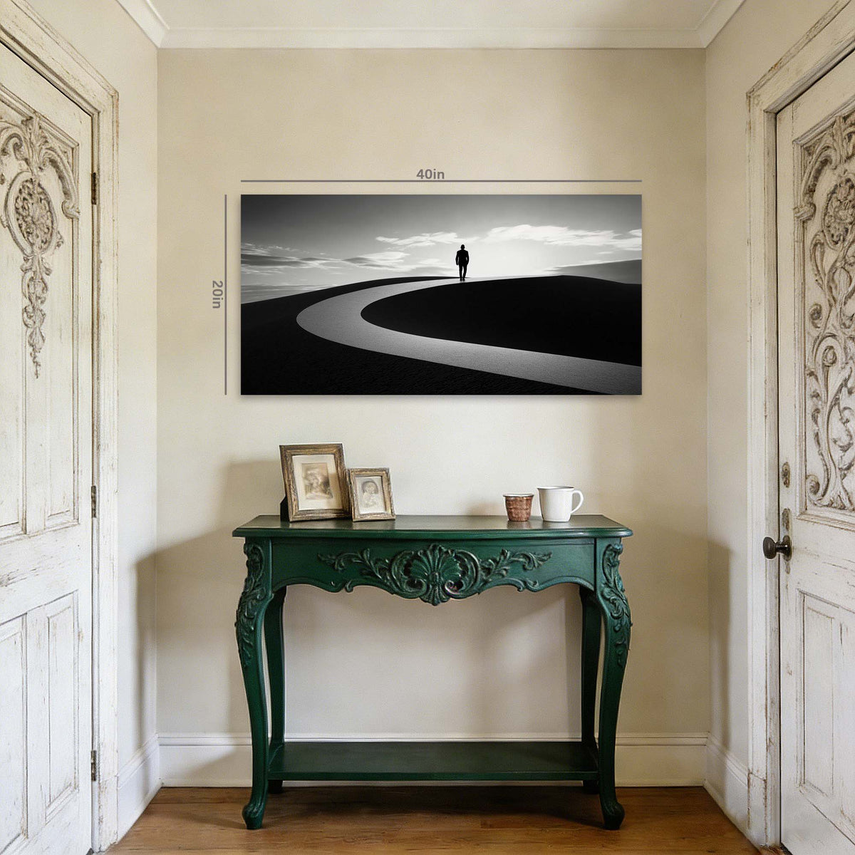 Black Abstract Wall Art for Living Room Canvas Painting Prints Art Deco Artwork Office Bedroom Decor
