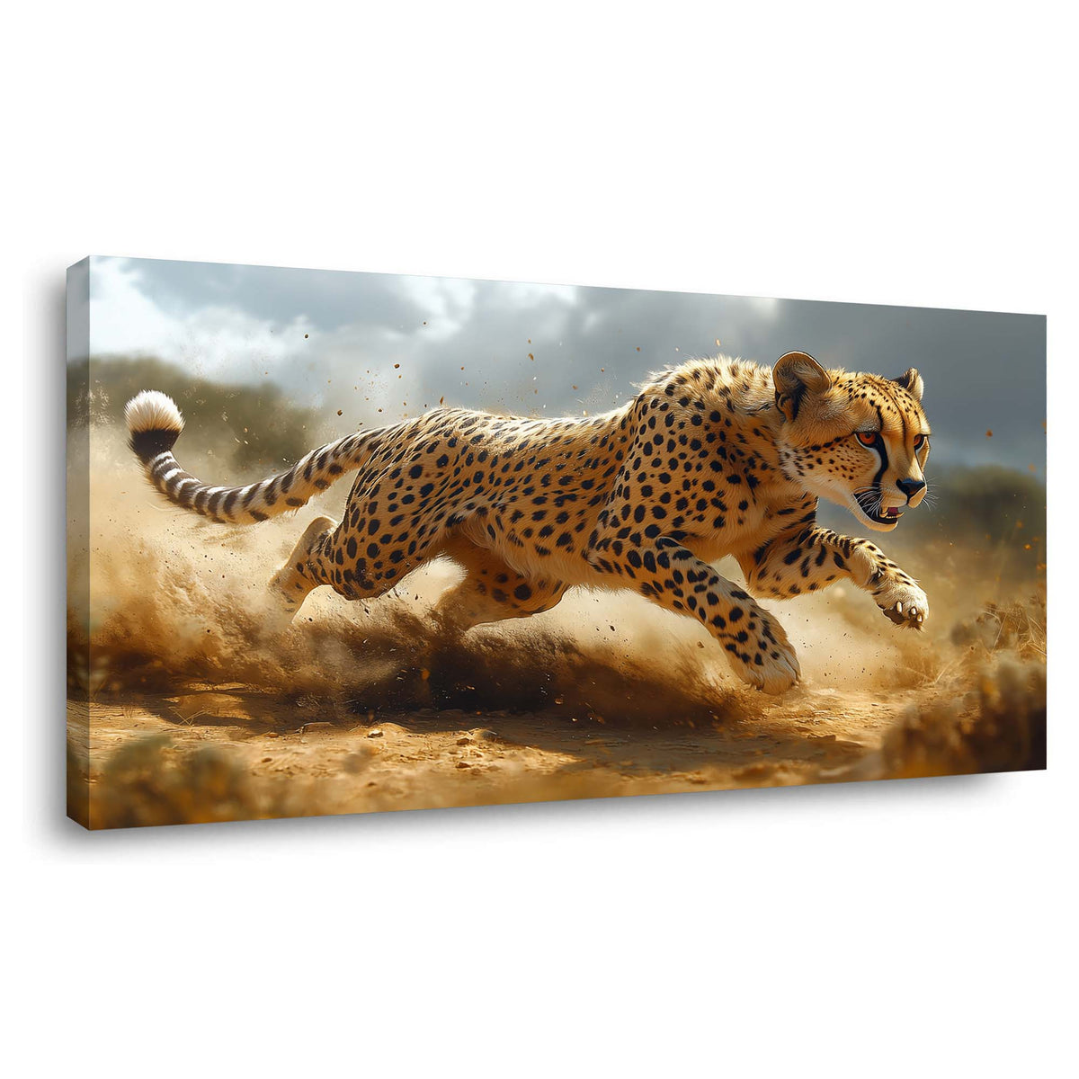 Navy Blue Wildlife Animals Canvas Wall Art for Living Room Prints Artwork Bedroom Office Decor