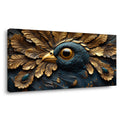 Navy Blue Fantasy Birds Wall Art Modern Canvas Painting Prints Artwork Office Hallway Bedroom Living Room Decor