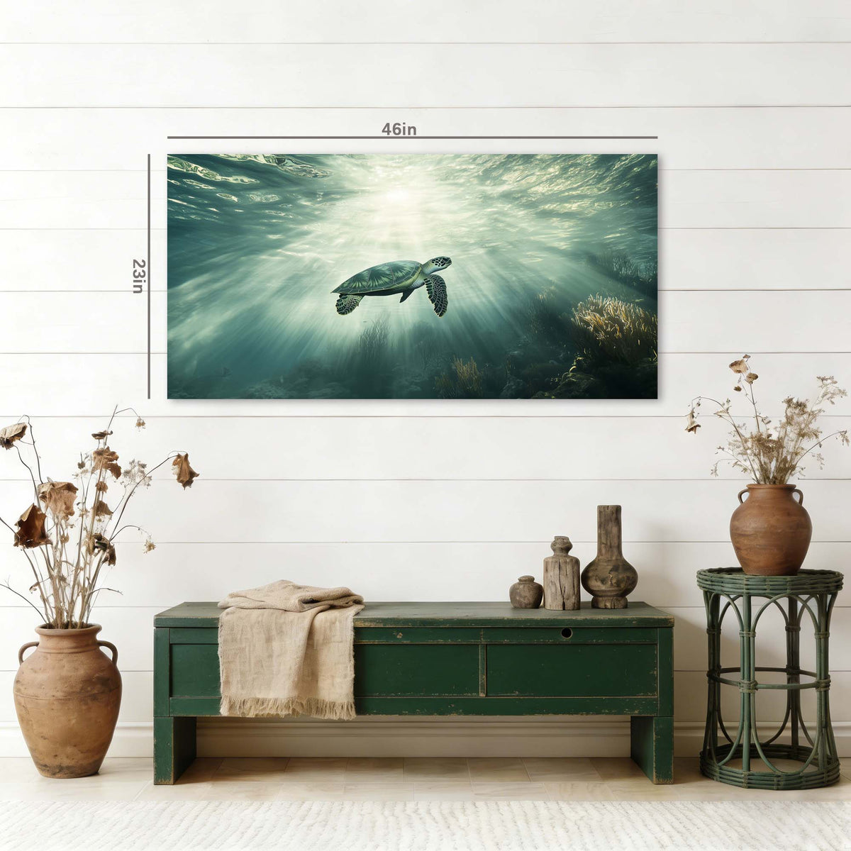 Coral Animals Wall Art for Living Room Canvas Painting Prints Art Deco Artwork Office Bedroom Decor
