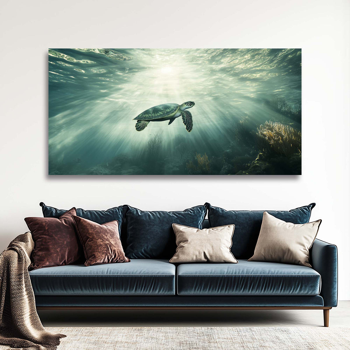 Coral Animals Wall Art for Living Room Canvas Painting Prints Art Deco Artwork Office Bedroom Decor
