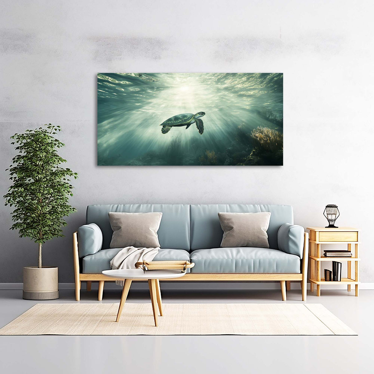 Coral Animals Wall Art for Living Room Canvas Painting Prints Art Deco Artwork Office Bedroom Decor