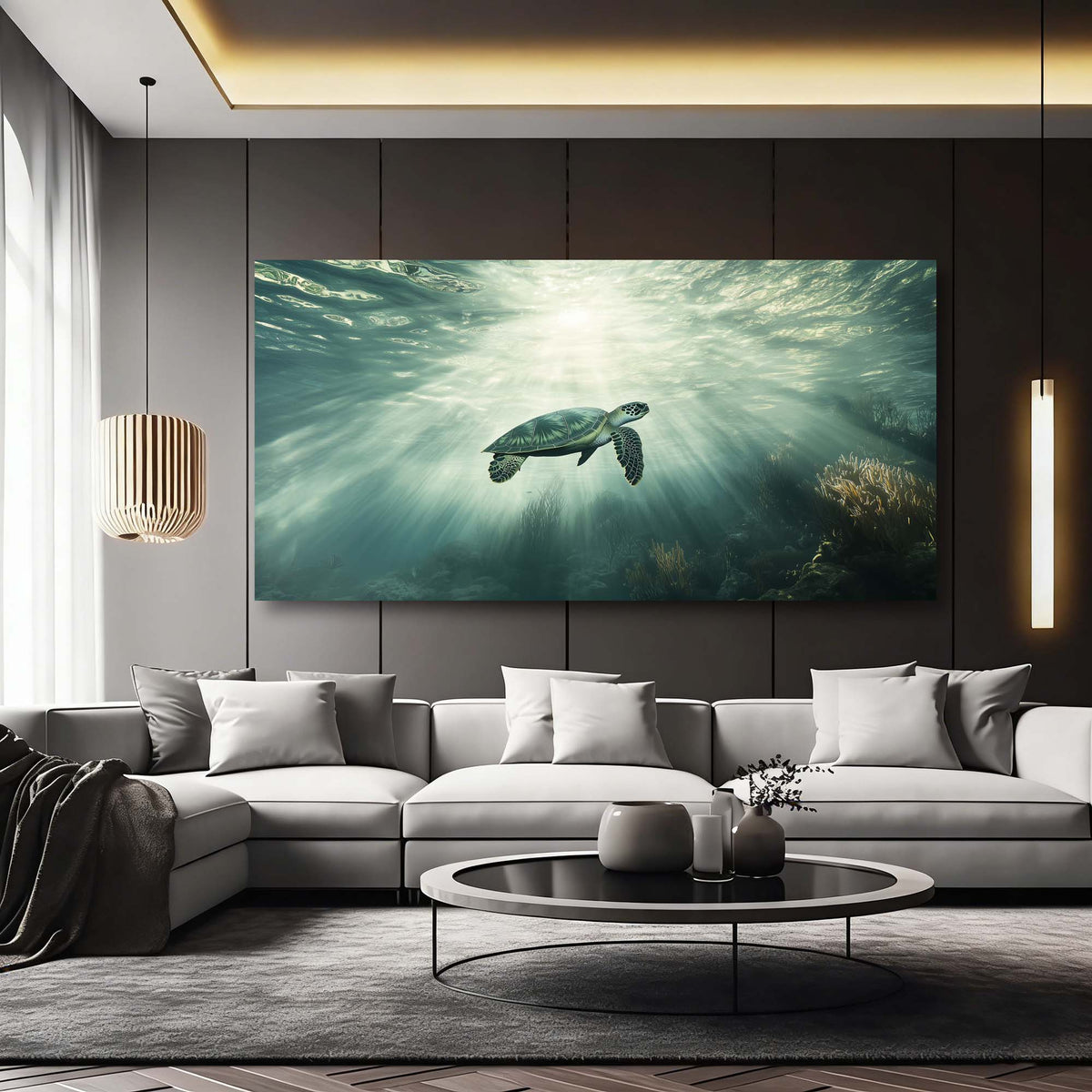 Coral Animals Wall Art for Living Room Canvas Painting Prints Art Deco Artwork Office Bedroom Decor