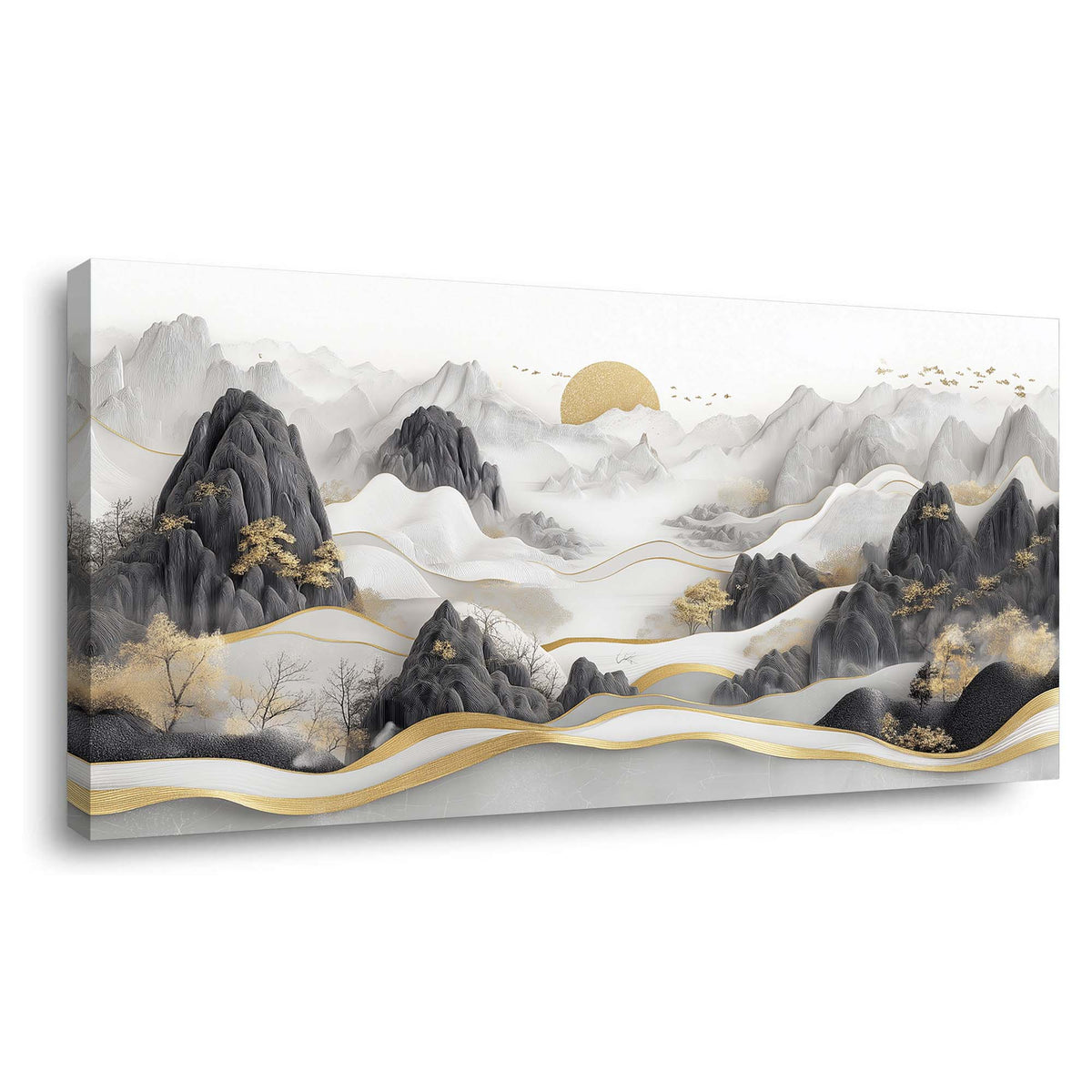 White Nature Wall Art Paintings Print Canvas Painting Prints Modern Artwork Office Living Room Over the Couch Bedroom Decor