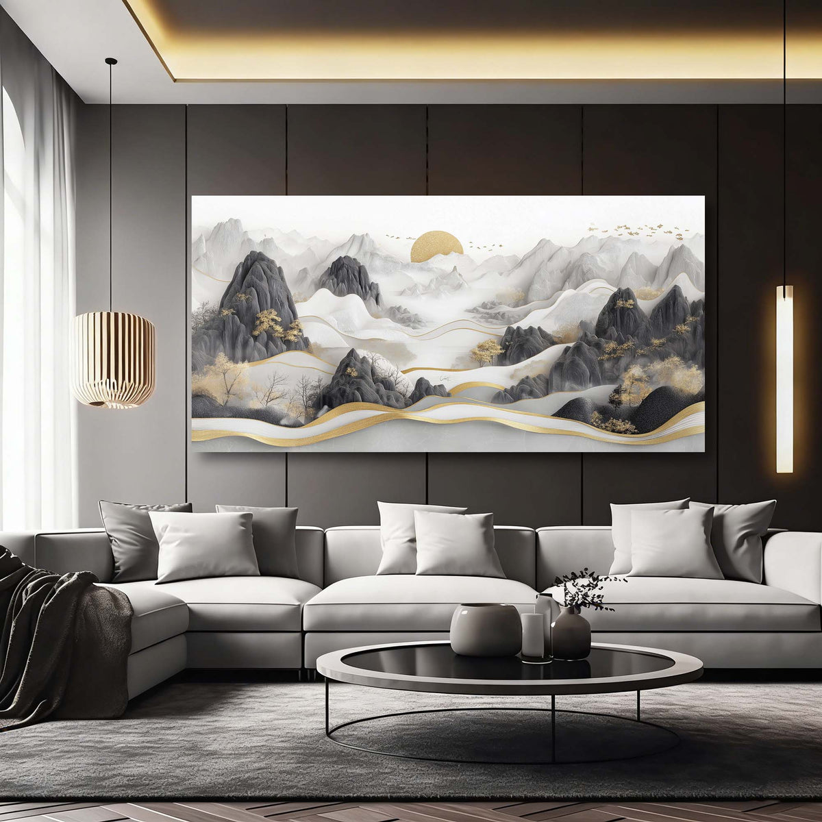 White Nature Wall Art Paintings Print Canvas Painting Prints Modern Artwork Office Living Room Over the Couch Bedroom Decor